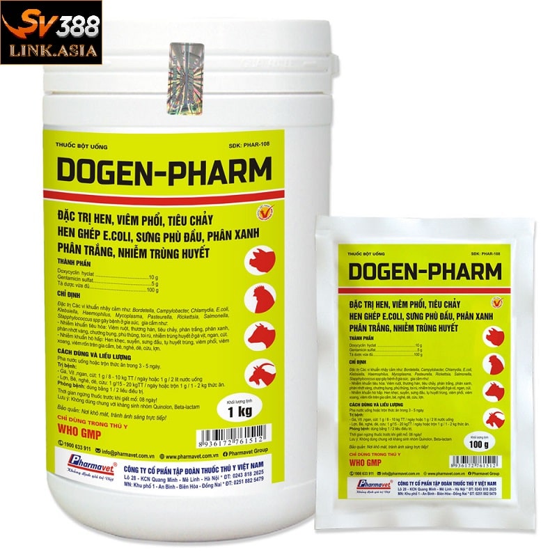 DOGEN-PHARM là cách trị gà đá khò khè hiệu quả đem lại công dụng cao